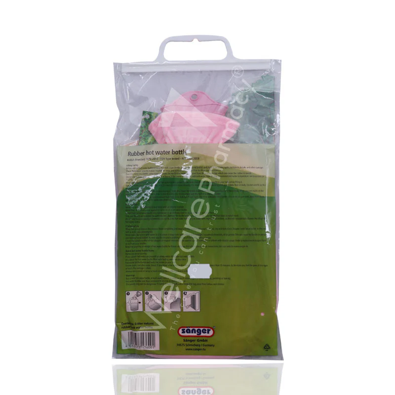 Sanger Hot Water Bag One Side Ribbed Pink - Image 4