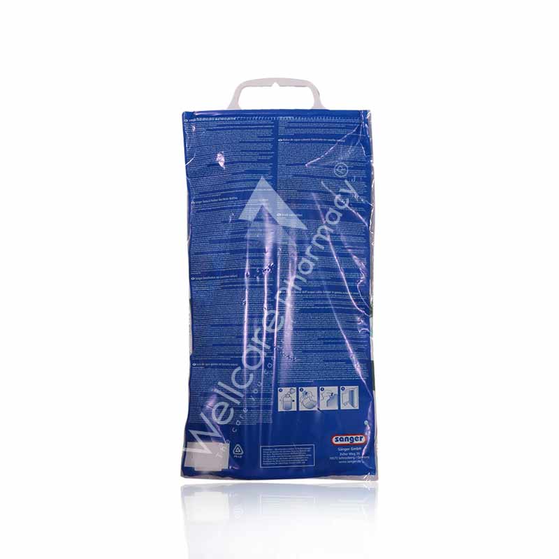 Sanger Soft Velour Cover Green Giraffe Hot Water Bag - Image 2