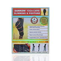 SANKOM BLACK AND SILVER PATENT YOGA CAPRI LEGGINGS SMALL AND MEDIUM - Image 2