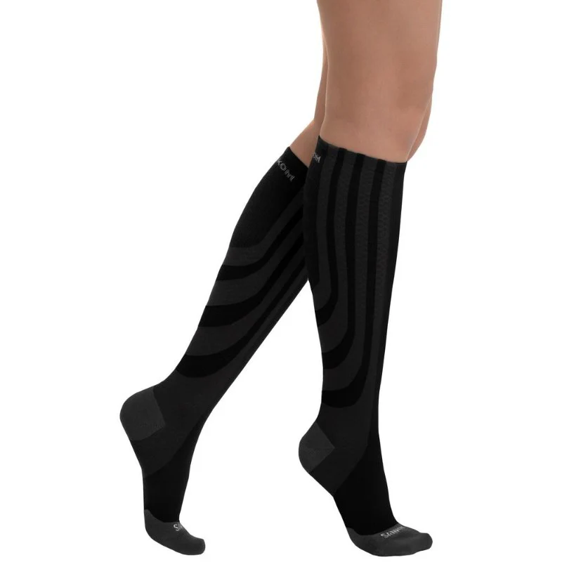 SANKOM PATENT SOCKS COMPRESSION BLCK COLOR SIZE 11