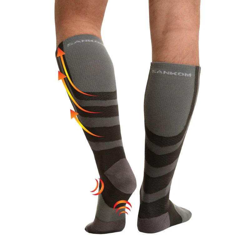 SANKOM PATENT SOCKS COMPRESSION GRAY - Image 4