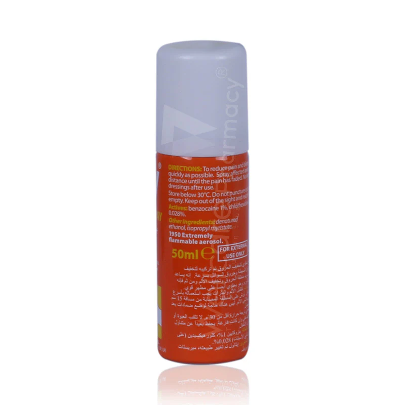Savoy Antiseptic Burn Relief Spray 50ml - Image 3