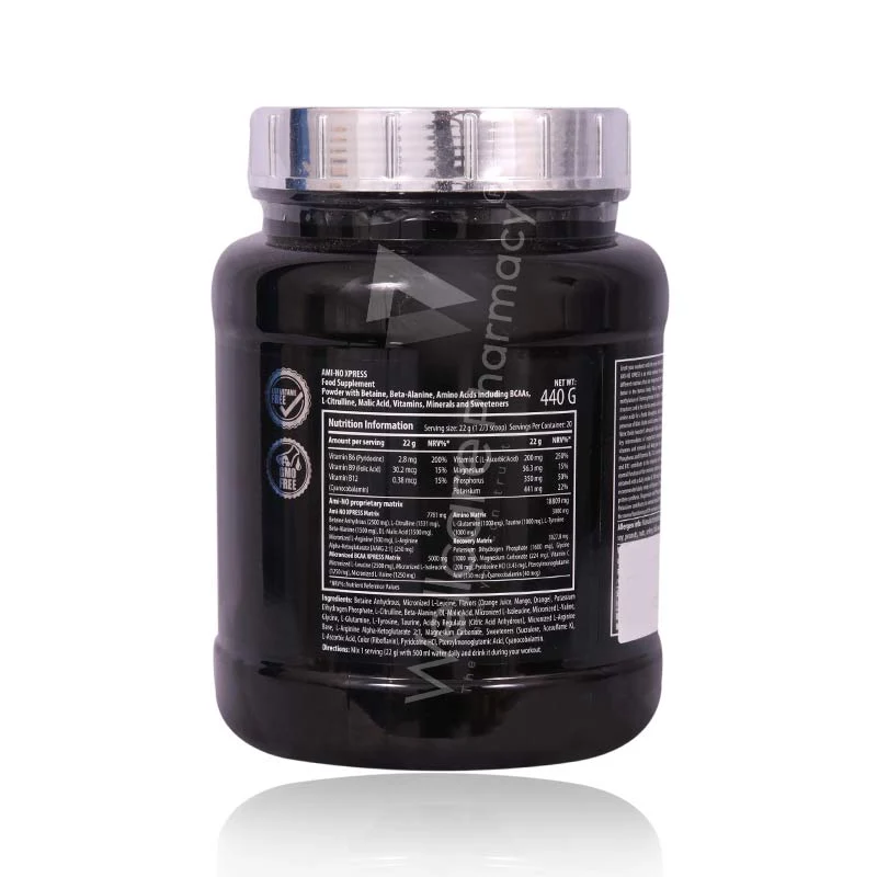 Scitec Nutrition Ami-No Xpress Orange Mango Flavored 440gm - Image 3