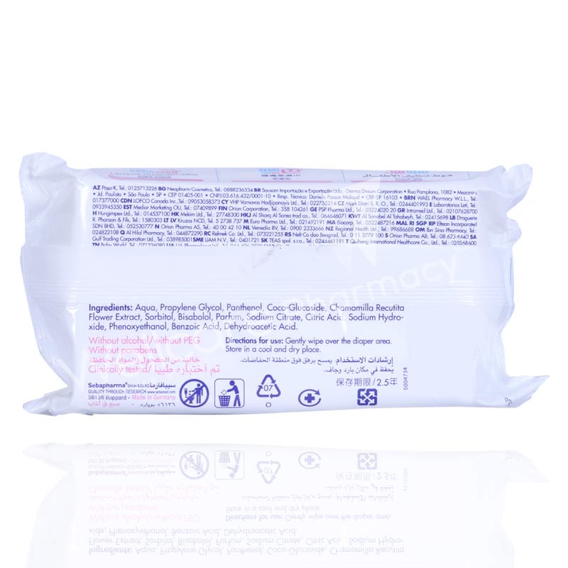 Sebamed Baby Cleansing Wipes 72'S - Image 3