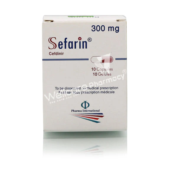 Sefarin 300mg Capsules 10'S