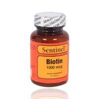 Sentinel Biotin 1000mcg Tablets 30'S - Image 2