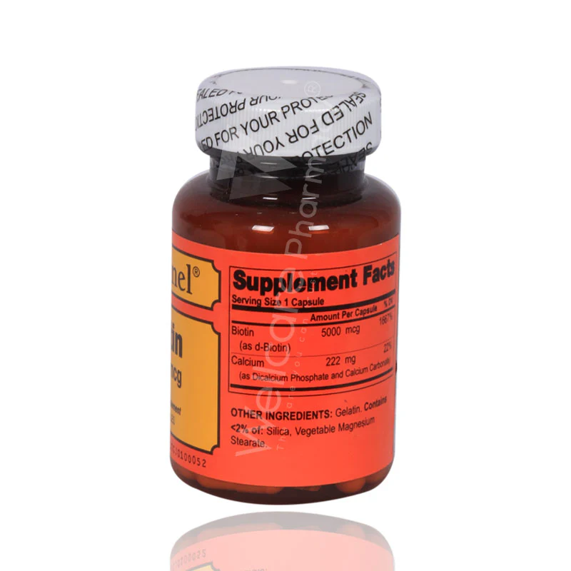 Sentinel Biotin 5000mcg Capsules 60'S - Image 3