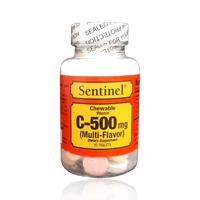 Sentinel Chewable Vitamin C-500mg Multi Flavor Tablets 50'S - Image 2