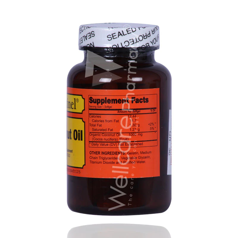 Sentinel Coconut Oil Softgel 60'S - Image 3