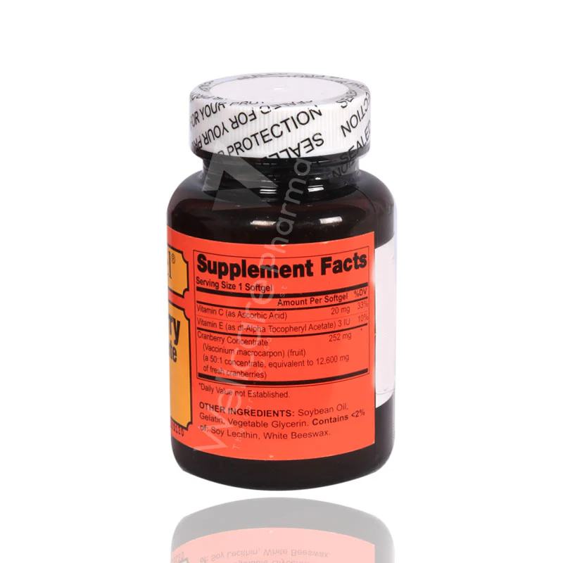 Sentinel Cranberry Concentrate 252mg Capsules 60'S - Image 3