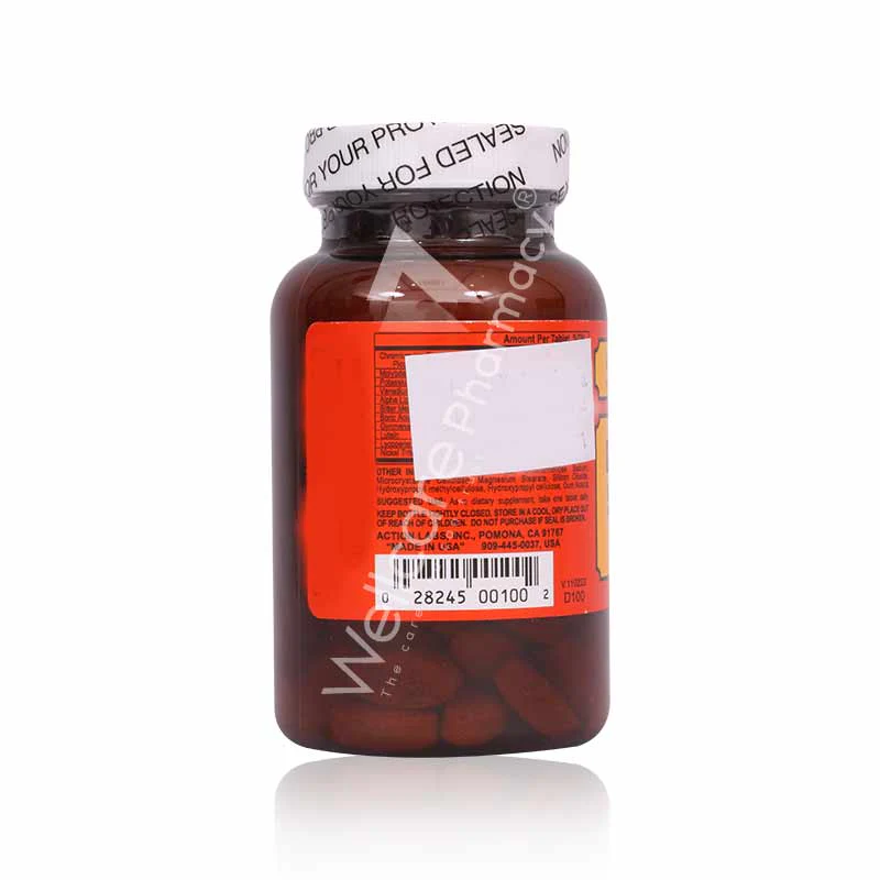 Sentinel Diabetes Support Tablets 100'S - Image 3