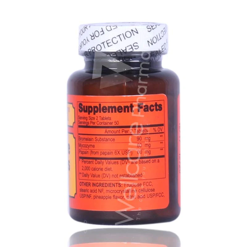 Sentinel Digestive Enzymes Tablets 100'S - Image 3