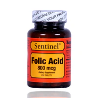 SENTINEL FOLIC ACID 800MCG TAB 250'S - Image 2