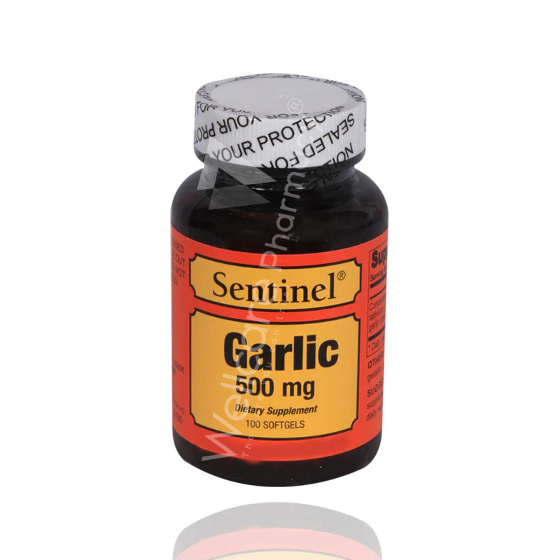 Sentinel Garlic 500mg Capsules 100'S