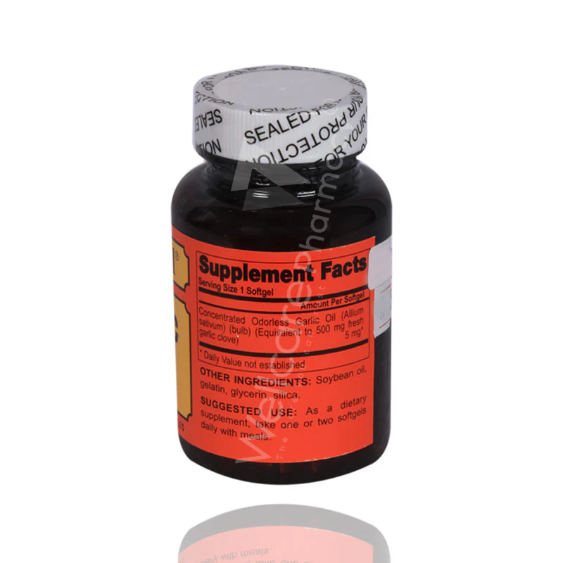 Sentinel Garlic 500mg Capsules 100'S - Image 3