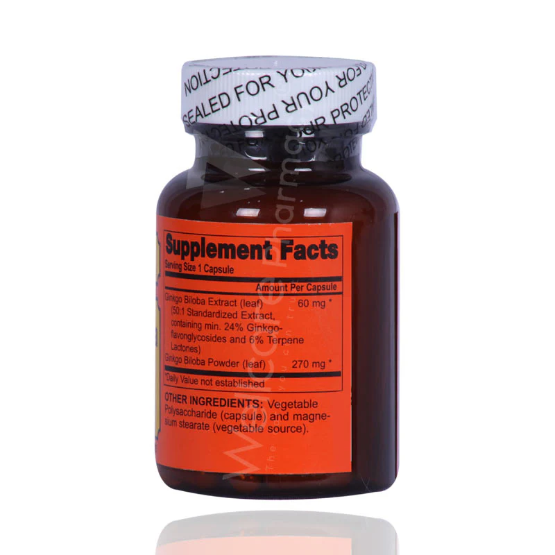Sentinel Ginkgo Biloba 60mg Capsules 60'S - Image 3