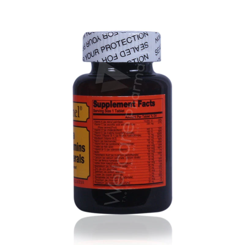 Sentinel Mega Multi Vitamins & Minerals Tablets 60'S - Image 3
