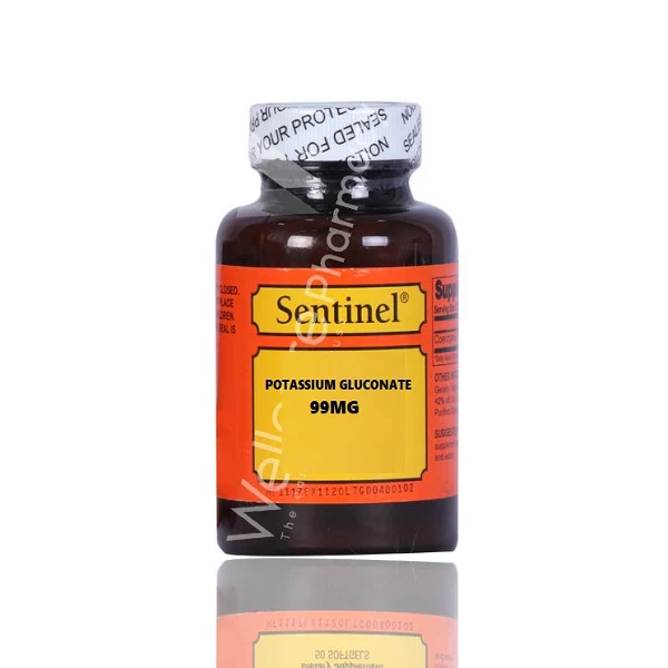 Sentinel Potassium Gluconate 99mg Tablets 50'S