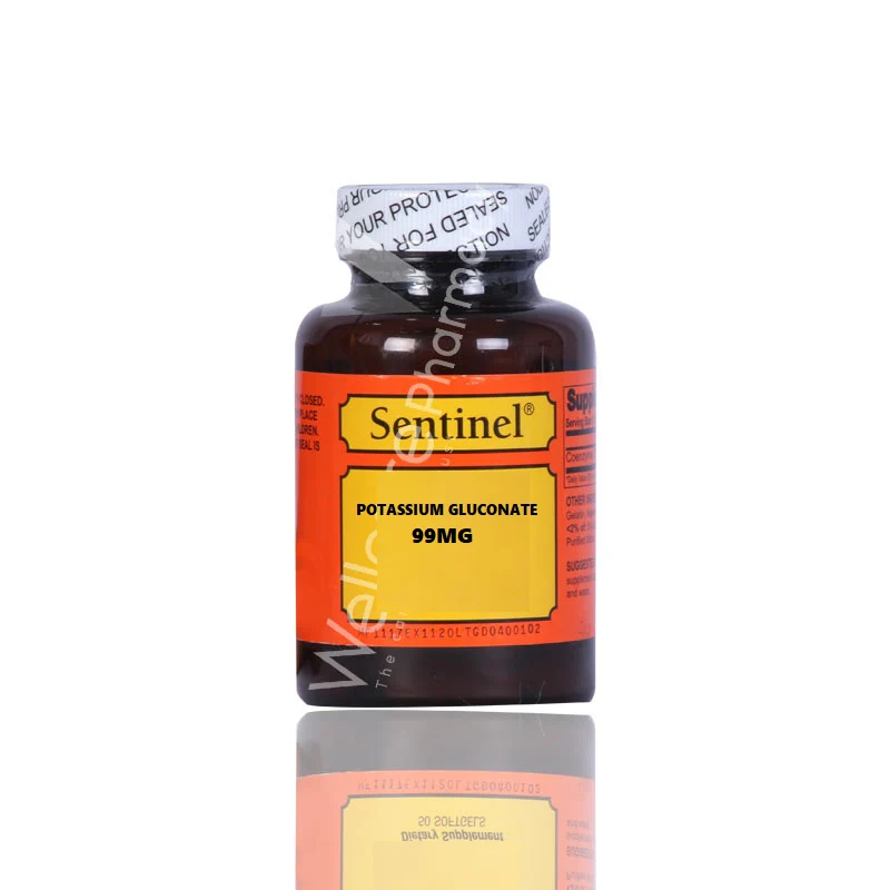 Sentinel Potassium Gluconate 99mg Tablets 50'S - Image 2