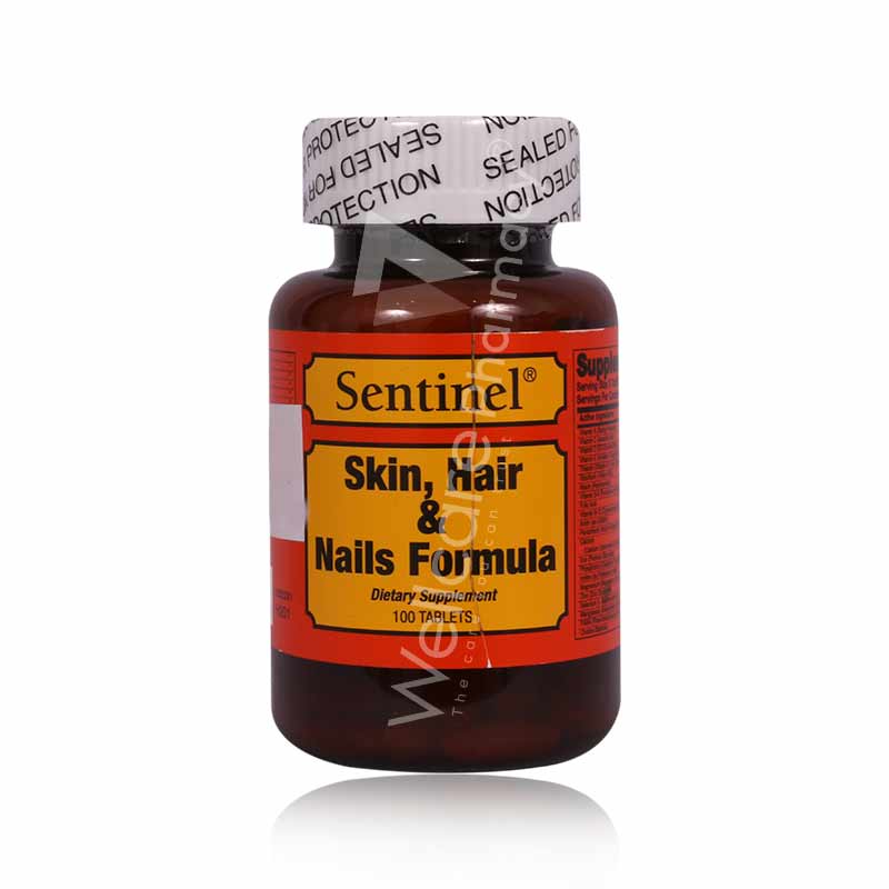 Sentinel Skin,Hair&Nail Formula Tablets 100'S