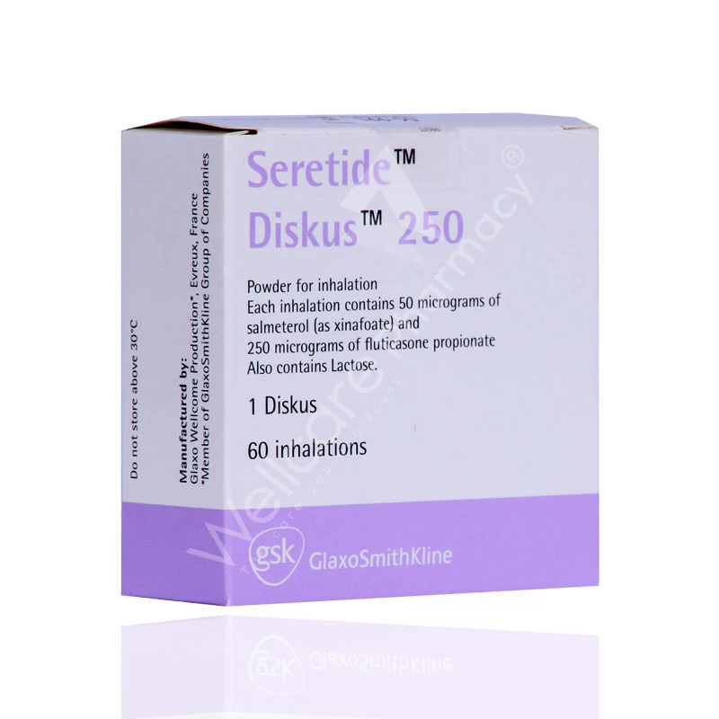 Seretide Diskus 50/250mcg 60 Dose - Image 3