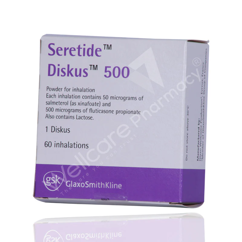 Seretide Diskus 50/500mcg 60 Dose - Image 3