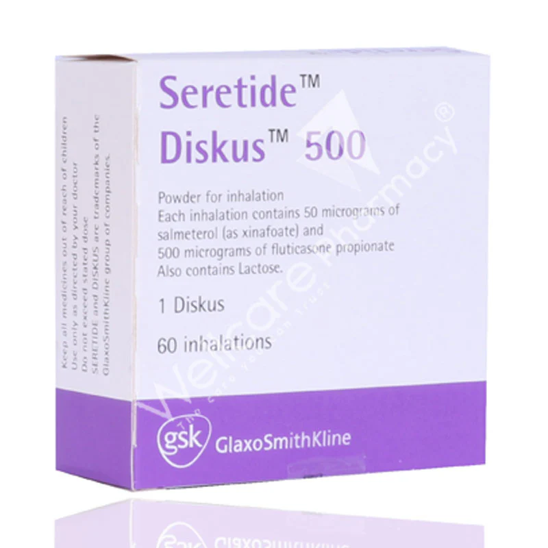 Seretide Diskus 50/500mcg 60 Dose - Image 4
