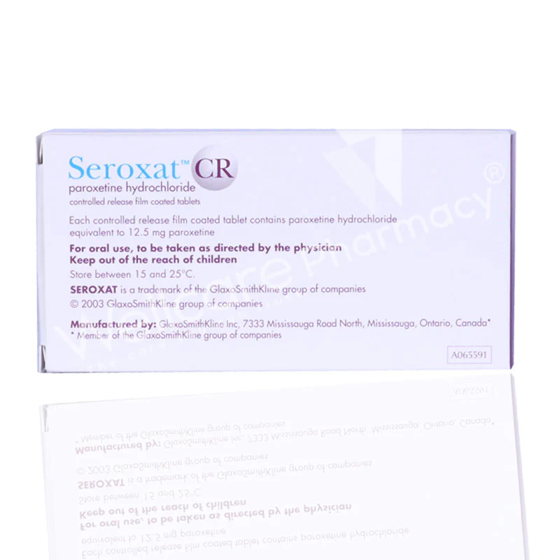 Seroxat Cr 12.5mg Tablets 30'S - Image 3