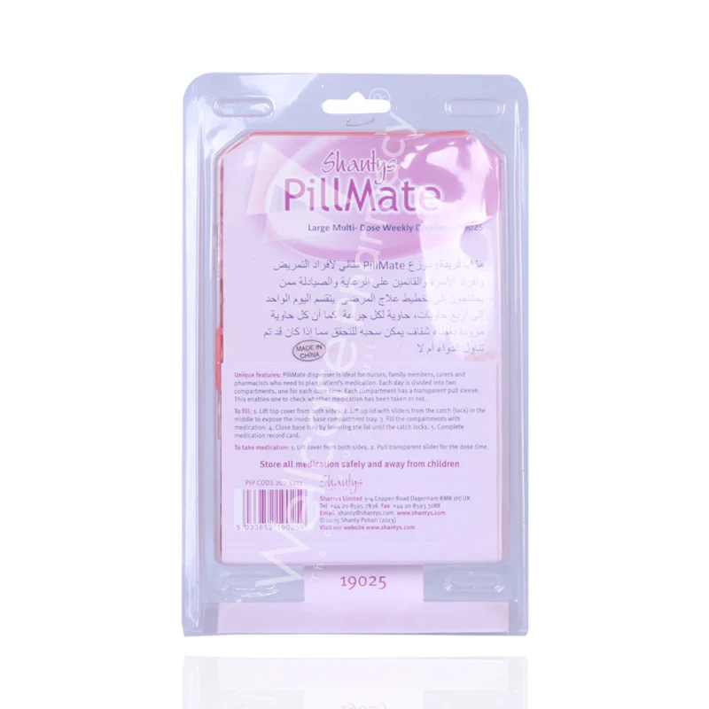 Shantys Pillmate Once Daily Weekly Dispenser - Image 3
