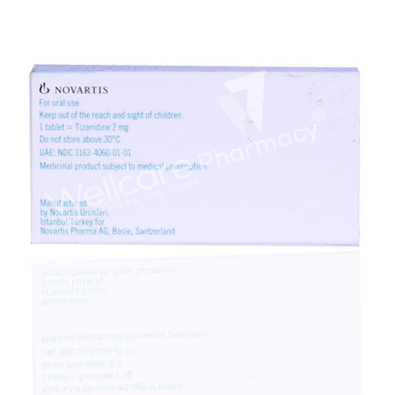 Sirdalud 2mg Tablets 30'S - Image 3