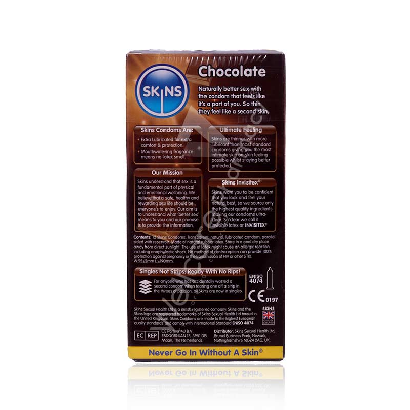 Skins Chocolate Flavored Condoms 12'S - Image 3
