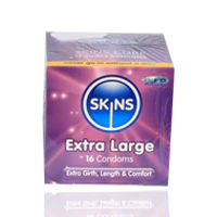 Skins Cube Extra Large Lubricated Condoms 16'S - Image 2