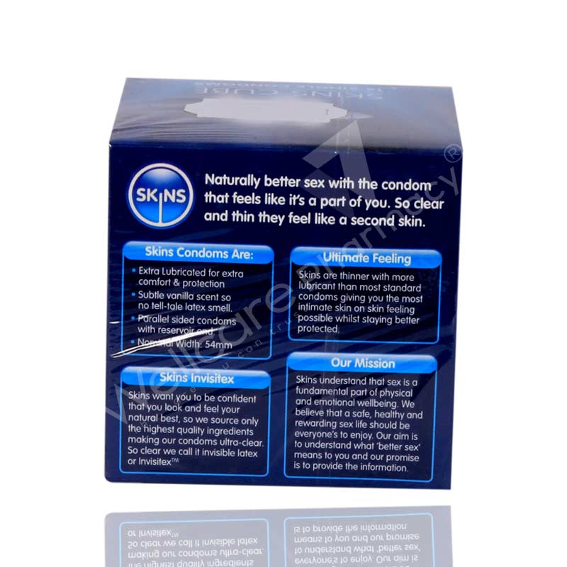 Skins Cube Natural Lubricated Condoms 16'S - Image 3