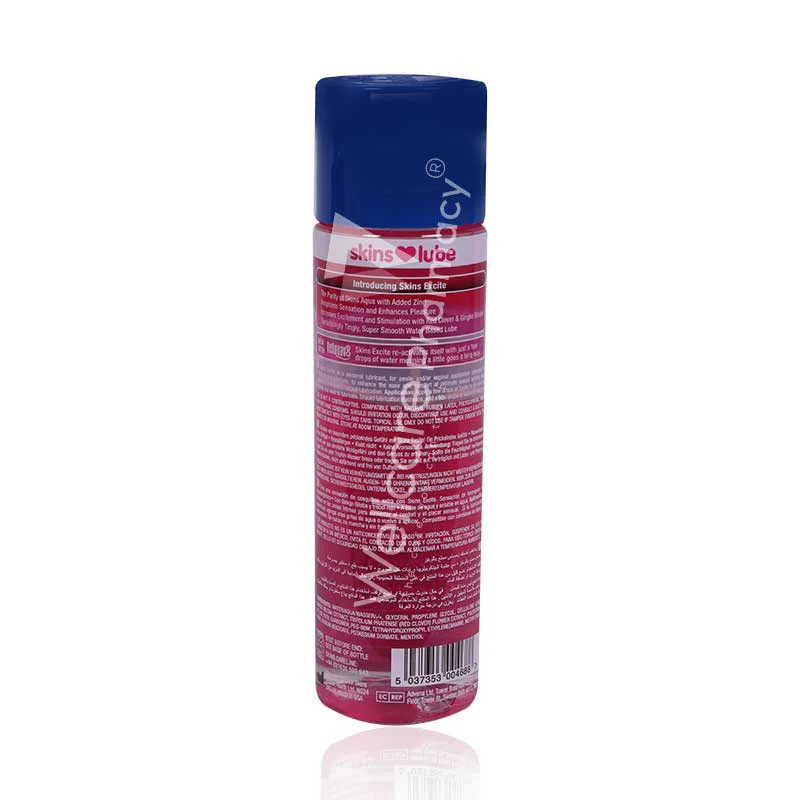 Skins Excite Tingling Water Based Lubricant 130Ml - Image 3
