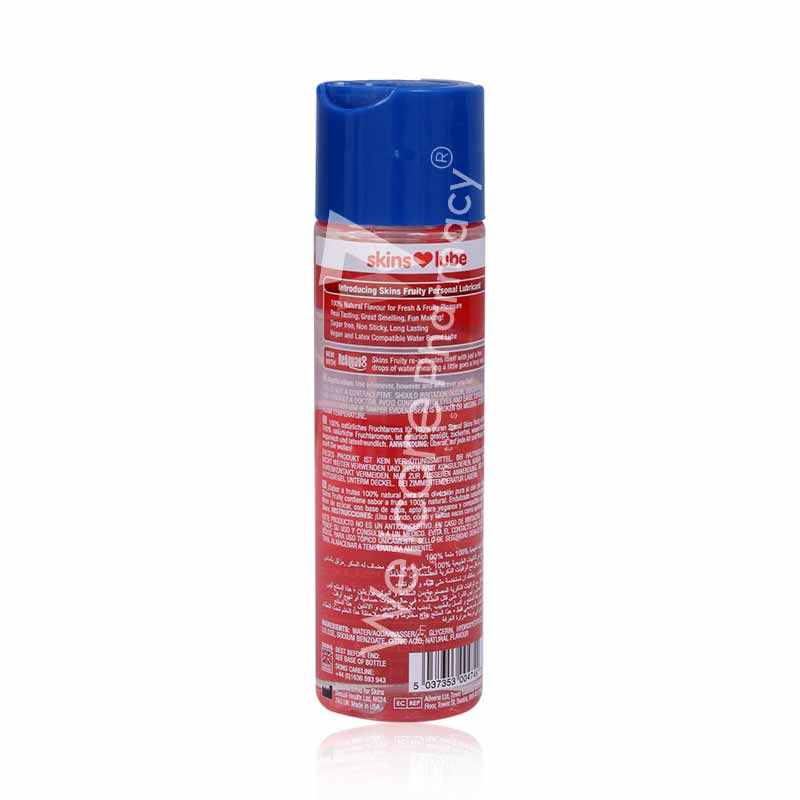 Skins Strawberry Water Based Lubricant 130ml - Image 3