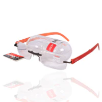 Smart Folding Reading Glass +2.50 Red And Orange - Image 2