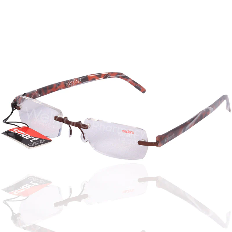Smart Folding Reading Glass +2.50 Tortoise - Image 3