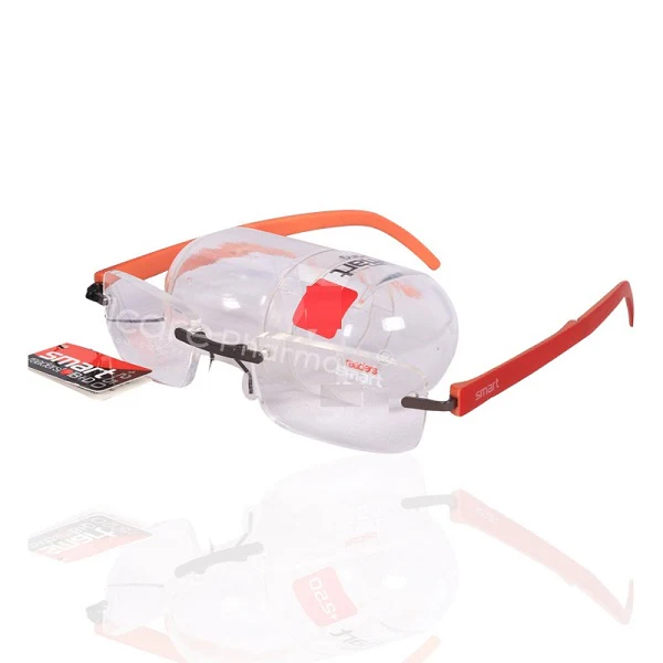 Smart Folding Reading Glass +3.00 Red/Orange