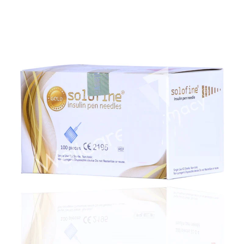Solofine 31g-5mm Insulin Pen Needles 100'S