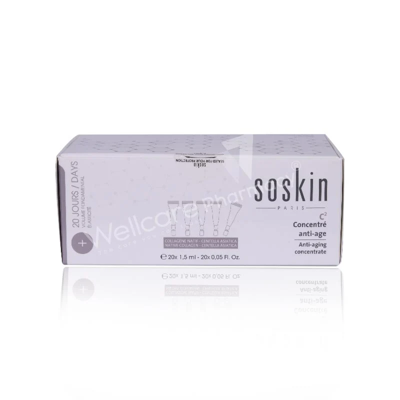 Soskin A+ C2 Anti Aging Concentrate Ampoules 1.5mlx20'S - Image 3