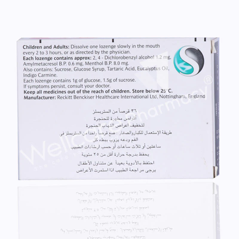 Strepsils Sore Throat & Blocked Nose Lozenges Menthol 36'S - Image 3
