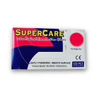 Supercare Disposable Latex Gloves Powder Free Small 100'S - Image 2