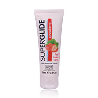 Superglide Edible Waterbased Lubricant Strawberry 75ml - Image 2