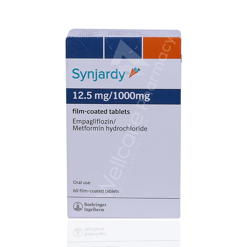 Synjardy 12.5mg/1000mg Tablets 60'S