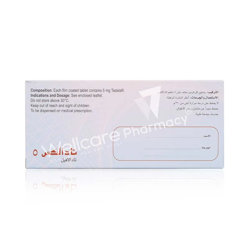 Tadalex 5mg Tablets 30'S - Image 3