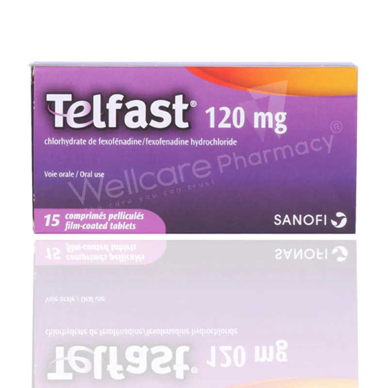 Telfast 120mg Film Coated Tablets 15'S - Image 3