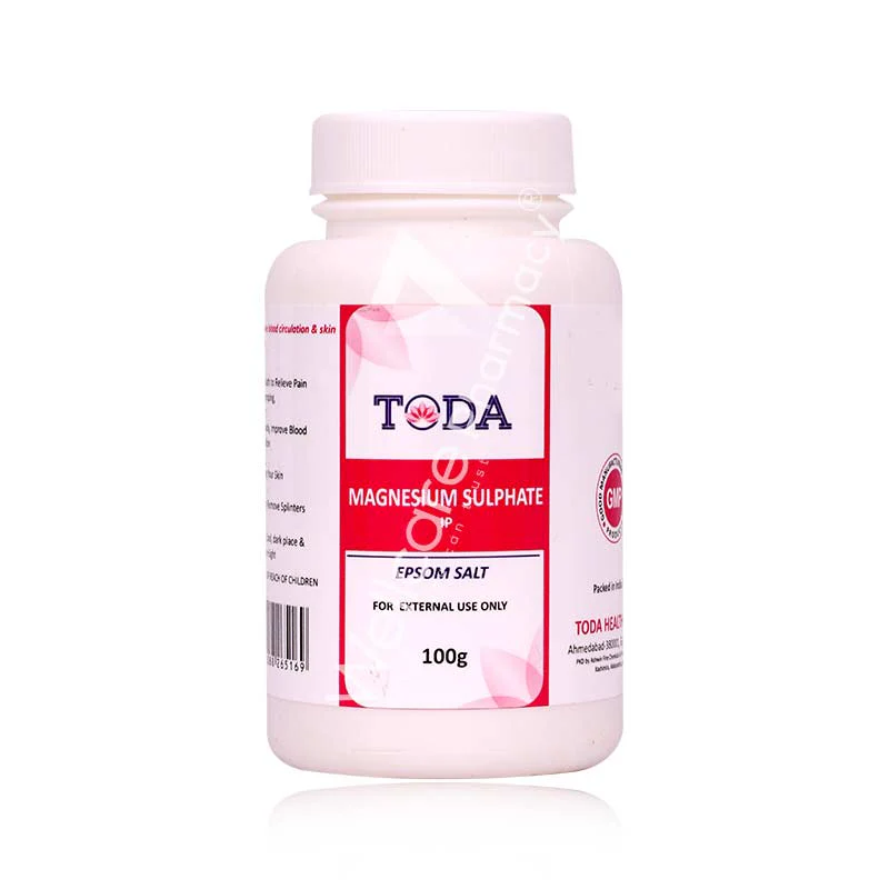 Toda Epsom Salt (Magnesium Sulphate Ip)100g