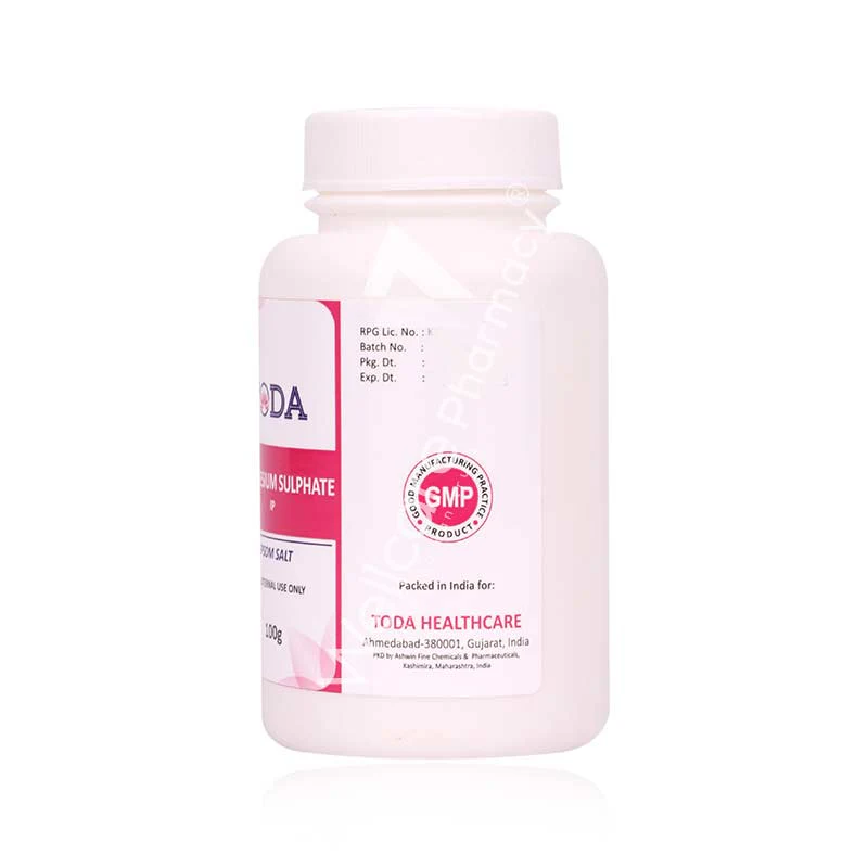Toda Epsom Salt (Magnesium Sulphate Ip)100g - Image 3