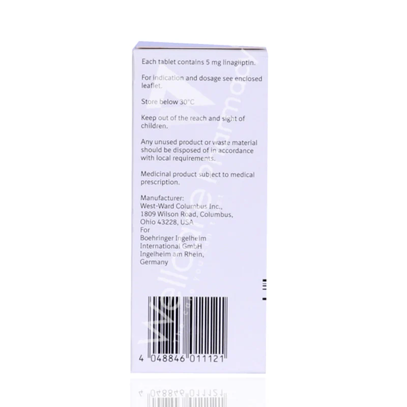 Trajenta 5mg Film Coated Tablets 30'S - Image 3