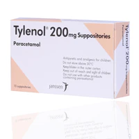 Tylenol 200mg Suppositories 10'S - Image 2